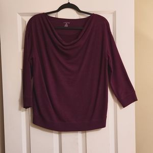 Land's End draped top